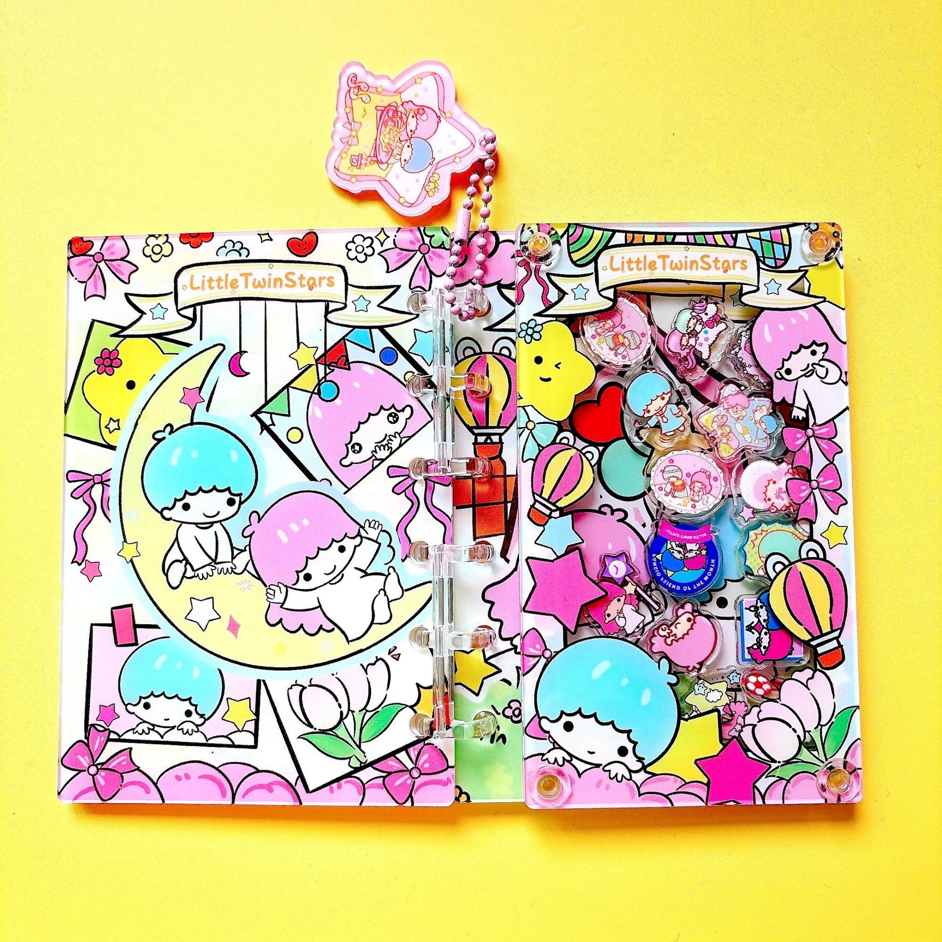 Wholesale acrylic shake book notebook loose-leaf book DIY A7 A5 Size OLY Exclusive